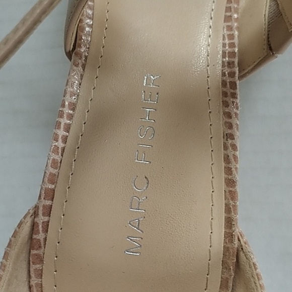 Marc Fisher Chris Cross Strappy Heels 8.5 M - Picture 6 of 9